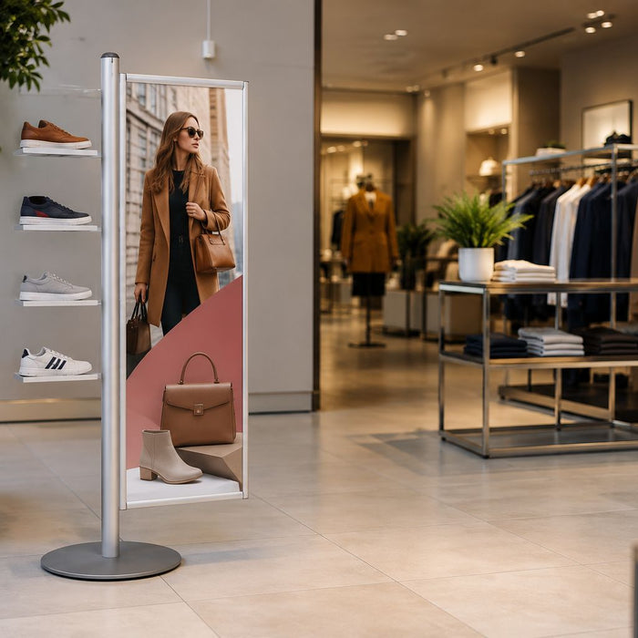 Professionelle Werbeständer und Präsentationsständer für Messe, Einzelhandel, Showroom und Point of Sale von gastro-deals24