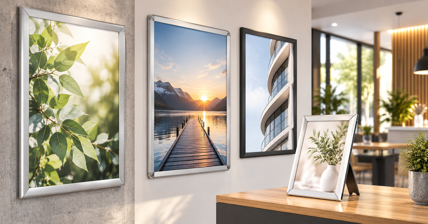 Plakatrahmen und Klapprahmen kaufen: Ratgeber für Format, Profil und Montage
