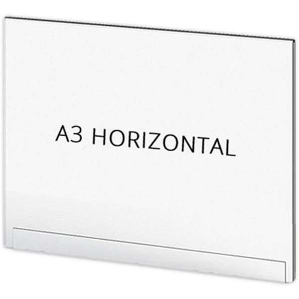 Posterhalter Horizontal - Acryl - für Leitsystem