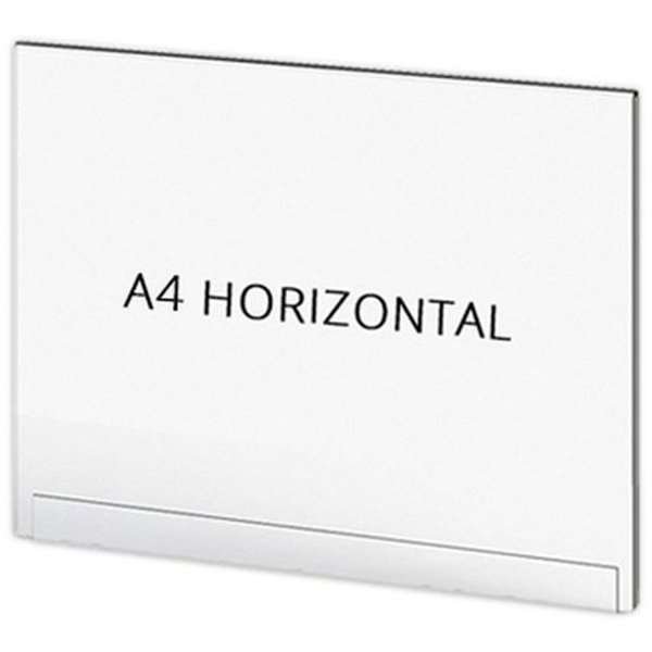 Posterhalter Horizontal - Acryl - für Leitsystem