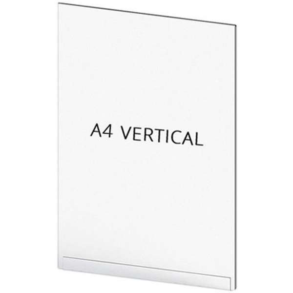 Posterhalter Vertikal - Acryl - für Leitsystem
