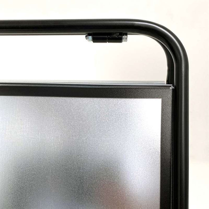 Kundenstopper A3 mit Frontplatten – Expo Sign Stahl Werbeaufsteller für Innen & Außen