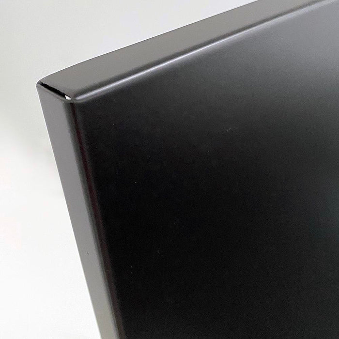 Infoständer freistehend schwarz mit Magnetrahmen A4 für Empfang Eingangsbereich Besucherinformation