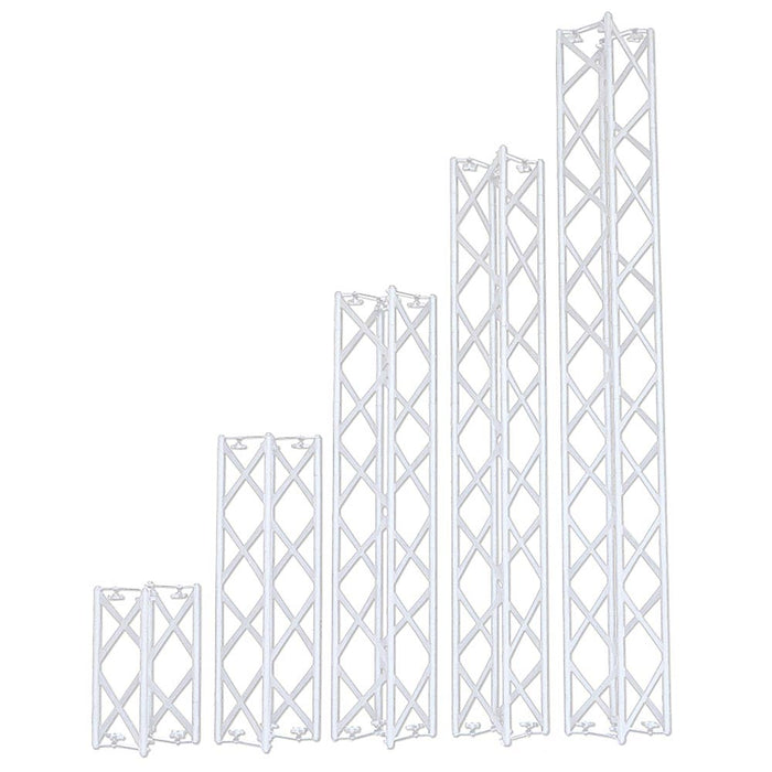 Traversen Modul Crown Truss 15×15 Schwarz / Weiß 30–210 cm für modularen Messebau