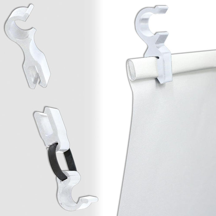 CROWN TRUSS 10 Eckwand Messewand & Bannerwand 105 x 224 x 105 cm für Messen, Events und Promotion
