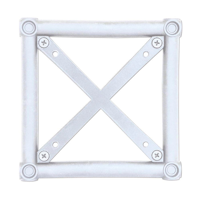 Traversen Eckblock für Messebau & Displaywände – CROWN TRUSS 15 Schwarz / Weiß