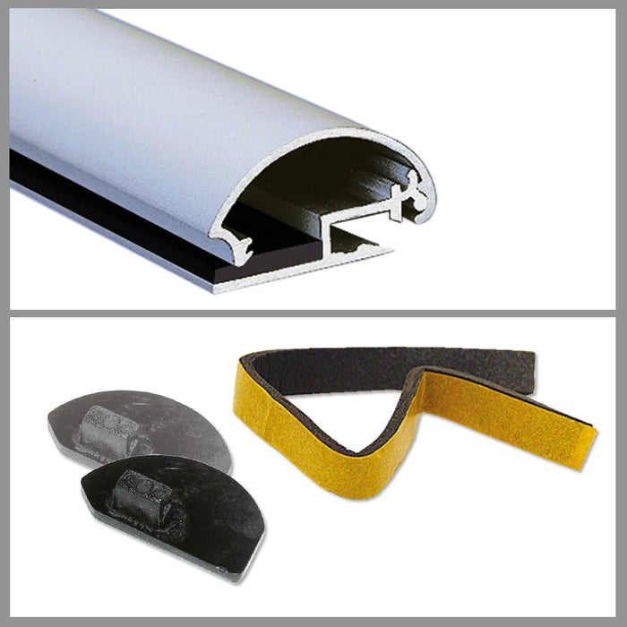 Posterleisten Aluminium Klemmprofil – Plakatleiste Poster-Line 26 mm