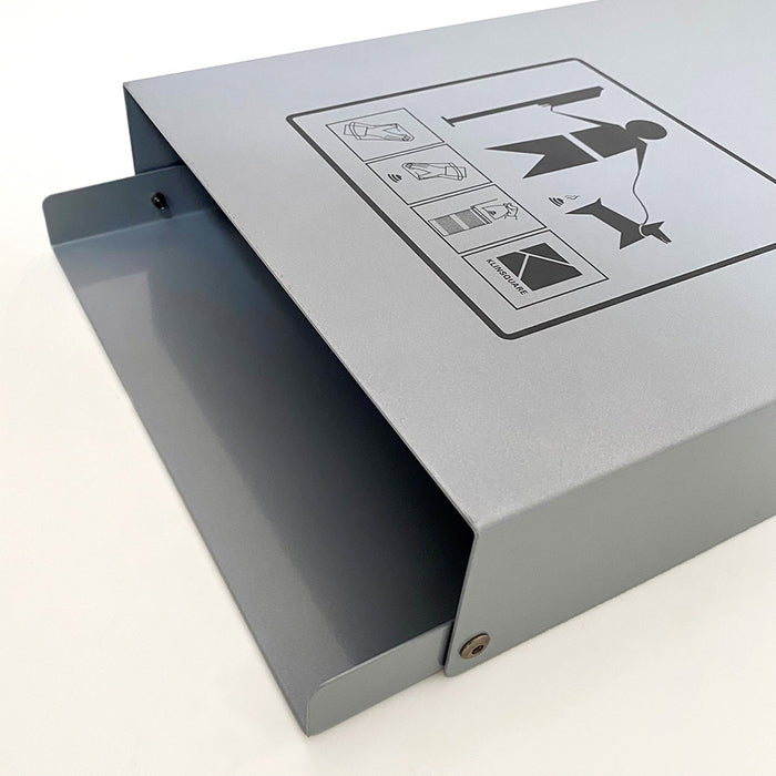 Hundekotstation Komplettset – Eco Hundebeutelspender mit 145 cm Standpfosten