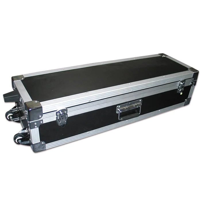 Hochwertiges Flightcase mit verstärkten Metallecken für maximale Stabilität