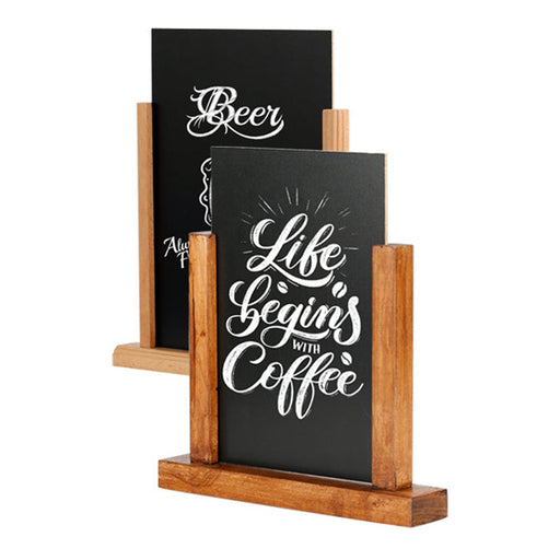 Thekenaufsteller mit Kreidetafel A5 – Hauptbild