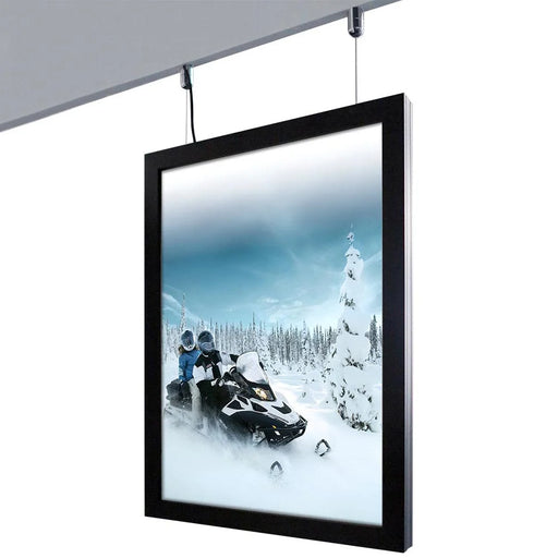 Doppelseitiger LED-Leuchtkasten „Crown“ für den Outdoor-Einsatz – Frontansicht - Leuchtkasten Außenwerbung