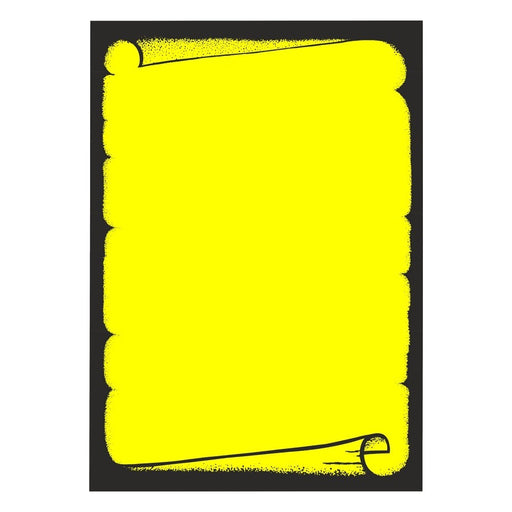 Plakatpapier Dokumentenrolle leuchtgelb DIN A1, Angebotsplakat