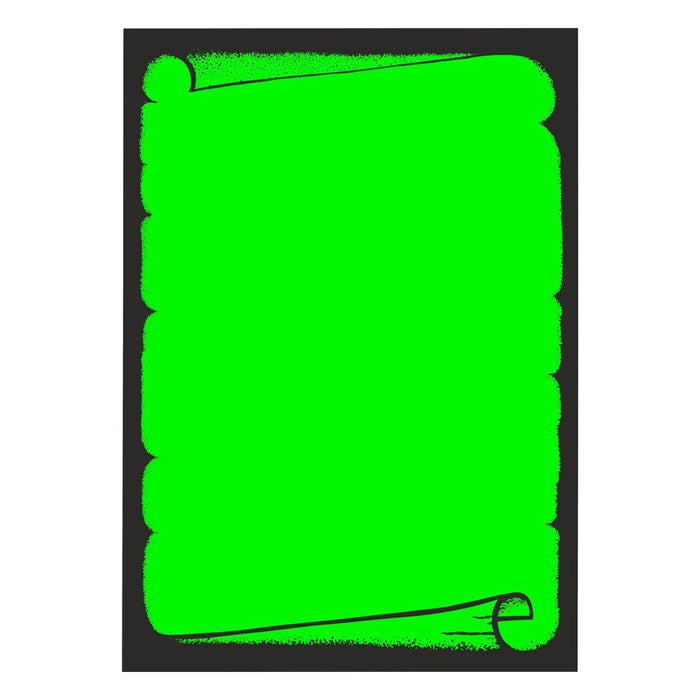Plakatpapier Dokumentenrolle leuchtgrün DIN A1, Angebotsplakat