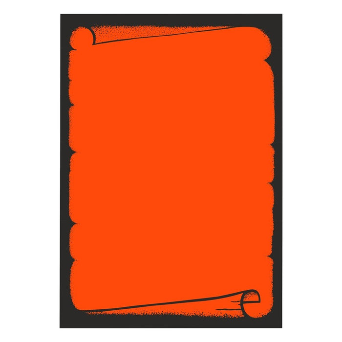Plakatpapier Dokumentenrolle leuchtrot DIN A1, Angebotsplakat