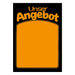 Plakatpapier Unser Angebot leuchtorange DIN A1, Angebotsplakat mit Vordruck