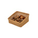 Polyrattan Korb mit schräger Front mit Brötchen für Bäckerei und Buffet