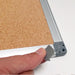 Detail Aluminiumrahmen Kork Pinnwand hochwertige Pinnwand