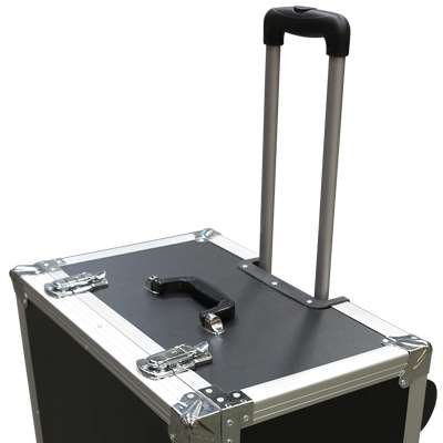 Geschlossener Flightcase Transportkoffer für Messebau und Eventtechnik
