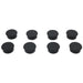 Whiteboard-Magnet-Set mit 8 schwarzen Magneten für Whiteboards und Magnettafeln