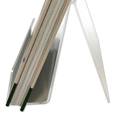 Zeitschriftenhalter aus Acryl – eleganter Aufsteller für Magazine und Broschüren