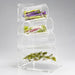 Transparenter Acryl Organizer mit 4 Fächern für Kaffeezubehör, Zucker, Tee und Portionsartikel im Coffee-to-go-Bereich
