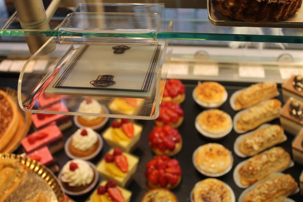 Acryl Papiertütenhalter für Tüten und Einwickelpapier