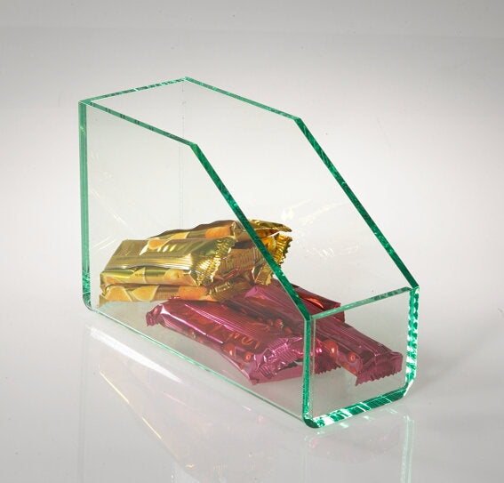 Transparenter Acrylbehälter Condiment Holder für Kaffeezubehör, Zucker und Portionsartikel im Café und Coffee-to-go-Bereich