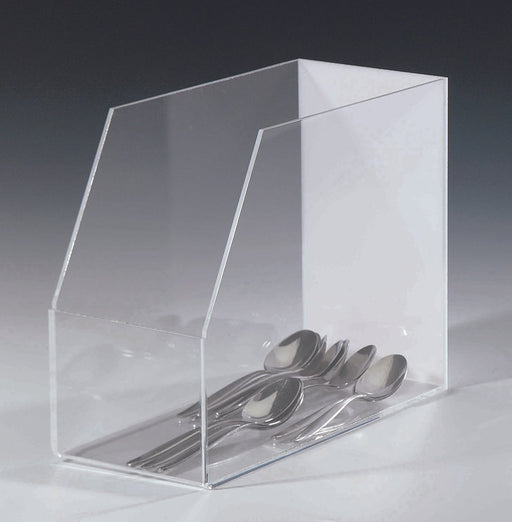 Acrylbehälter für Kaffeelöffel und Besteck in der Gastronomie