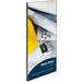 Banner-Textilspannrahmen River einseitig aus Aluminium zur Wandmontage