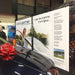 Banner Wall Messe Anwendung freistehende Bannerwand Display System