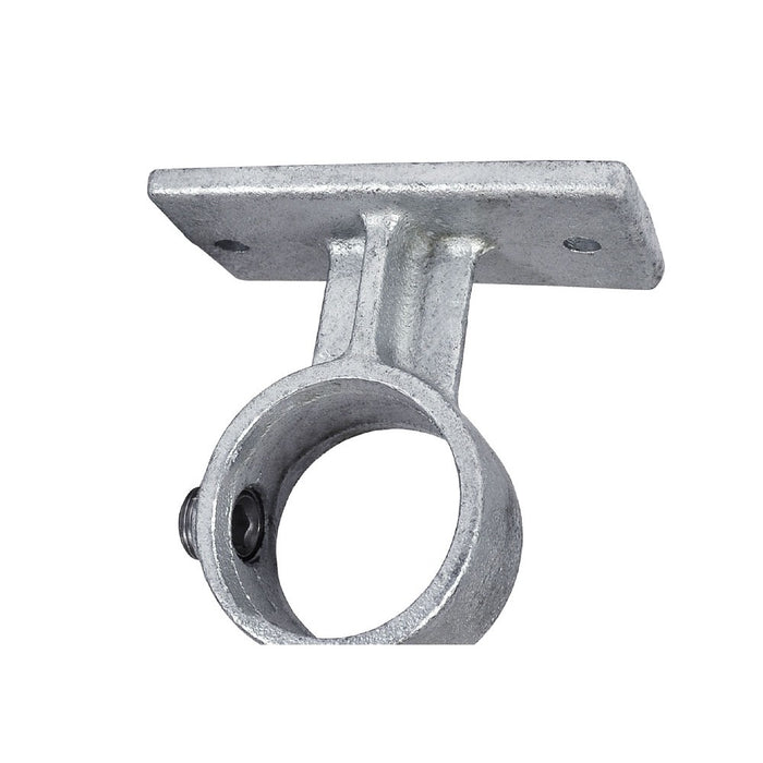 Wandhalterung mit Rohrschelle für Aluminiumrohr Ø 48 mm