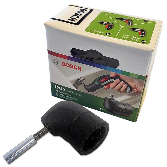 Bosch IXO Angle Screw Winkelaufsatz Set für präzises Arbeiten an schwer erreichbaren Stellen im Messebau