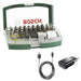 Bosch IXO Bitset mit USB Ladegerät Zubehör für Akku Schrauber Messebau Einsatz