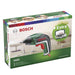 Bosch IXO Akku Schrauber Set mit Verpackung und Zubehör für Traversen Montage