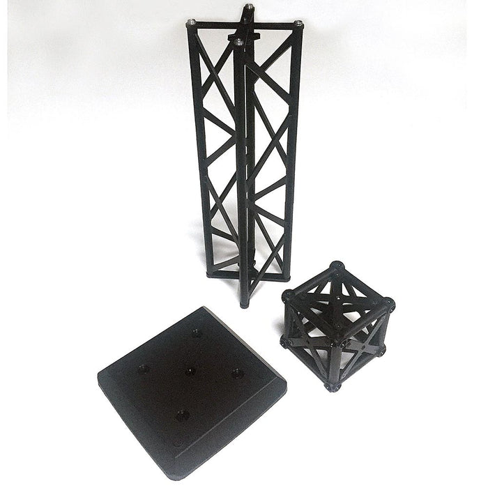 Schwarzer Eckverbinder für CROWN TRUSS 10 Traversenrahmen