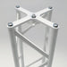 Modulares Crown Truss 10x10 Messebau System in Weiß für Display- und Präsentationsflächen