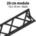 Verbindungselement Crown Truss 10x10 Traversen Modul schwarz Ein-Schrauben-System Detail