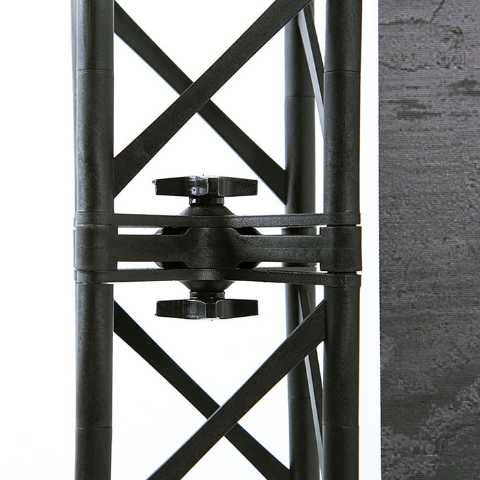 Verbindungselement Crown Truss 10x10 Traversen Modul schwarz Ein-Schrauben-System Detail in verschiedenen Längen