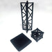 Crown Truss 10x10 Traversen Modul schwarz Perspektivansicht Messebau Element