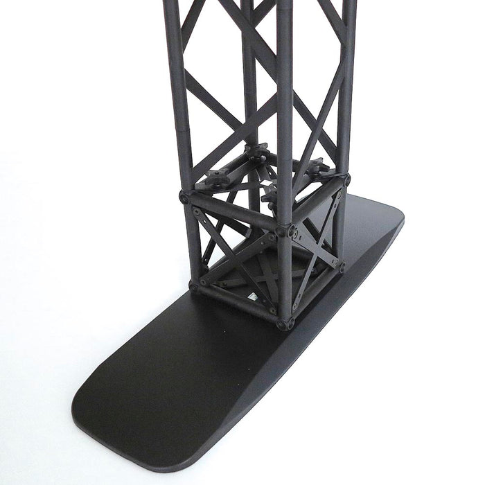 Schwarzer CROWN TRUSS 15 Base Middle Standfuß mit Traverse