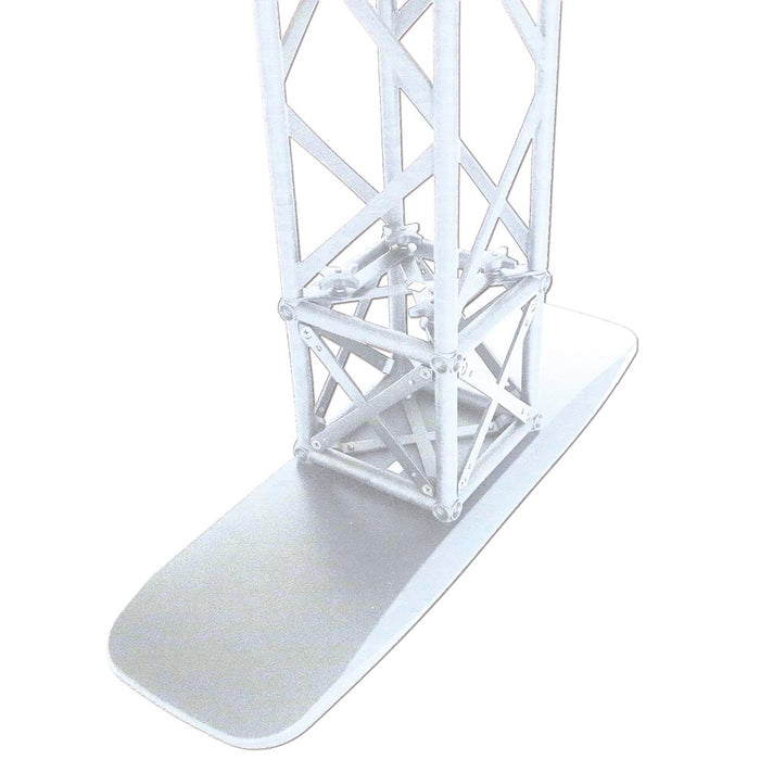 Weißer CROWN TRUSS 15 Base Middle Standfuß mit Traverse