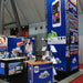 Crown Truss 15 Eckwand Banner System Beispiel Messestand Ecklösung