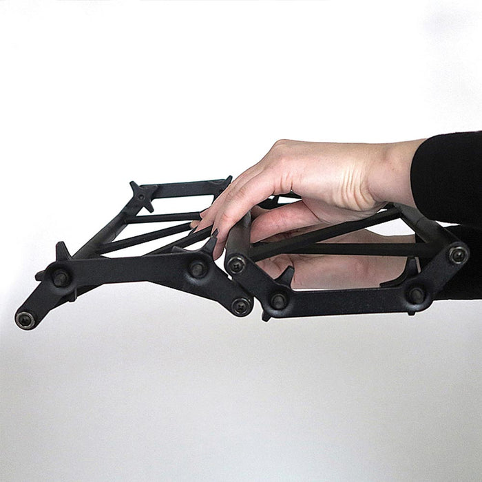 Faltbares Crown Truss 15 Traversensystem Schwarz für Messewände und Events