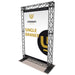 CROWN Truss 15 Messewand Banner Display schwarz 120x212 cm Traversensystem