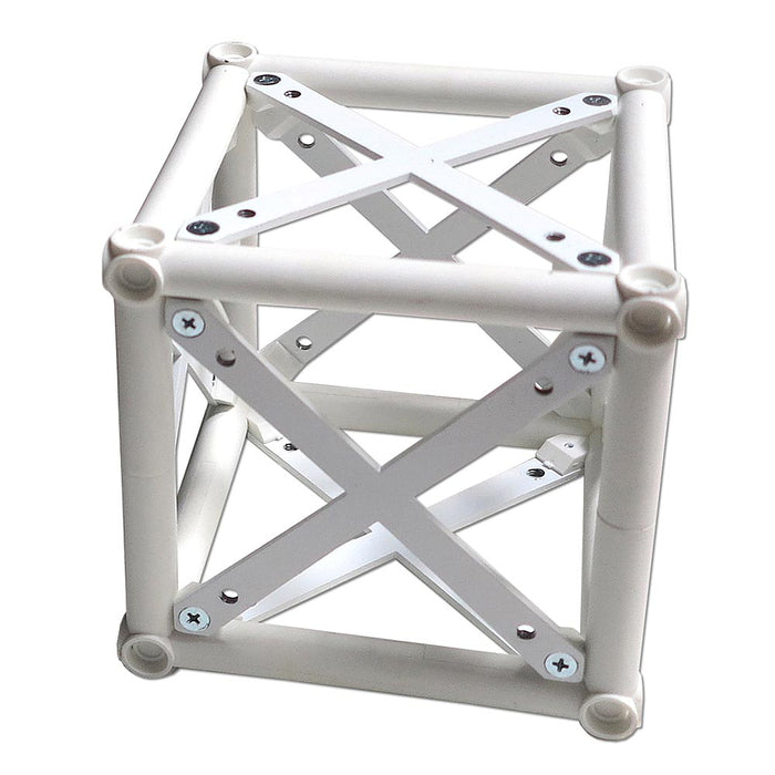 traversenelement crown truss 15 modul weiss aluminium verbindung messewand traversensystem detail