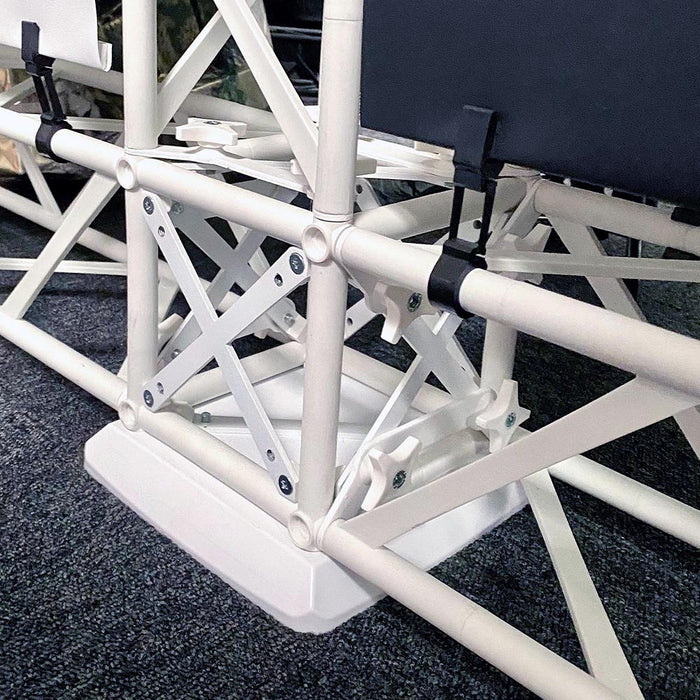 Weißes Crown Truss 15 Verbindungssystem für modulare Messestand Konstruktionen
