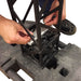 Detailaufnahme der Befestigung der CROWN TRUSS Heavy Center Base