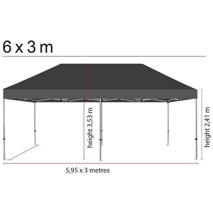 Eventpavillon 3x6 m – ideal für Catering, Vereine & Promotion