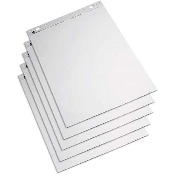 Flipchart Papierblock 50 Blatt im 5er Pack für Präsentationen Workshops und Schulungen