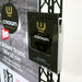 Transparenter Flyerhalter für Crown Truss Display und Messestand
